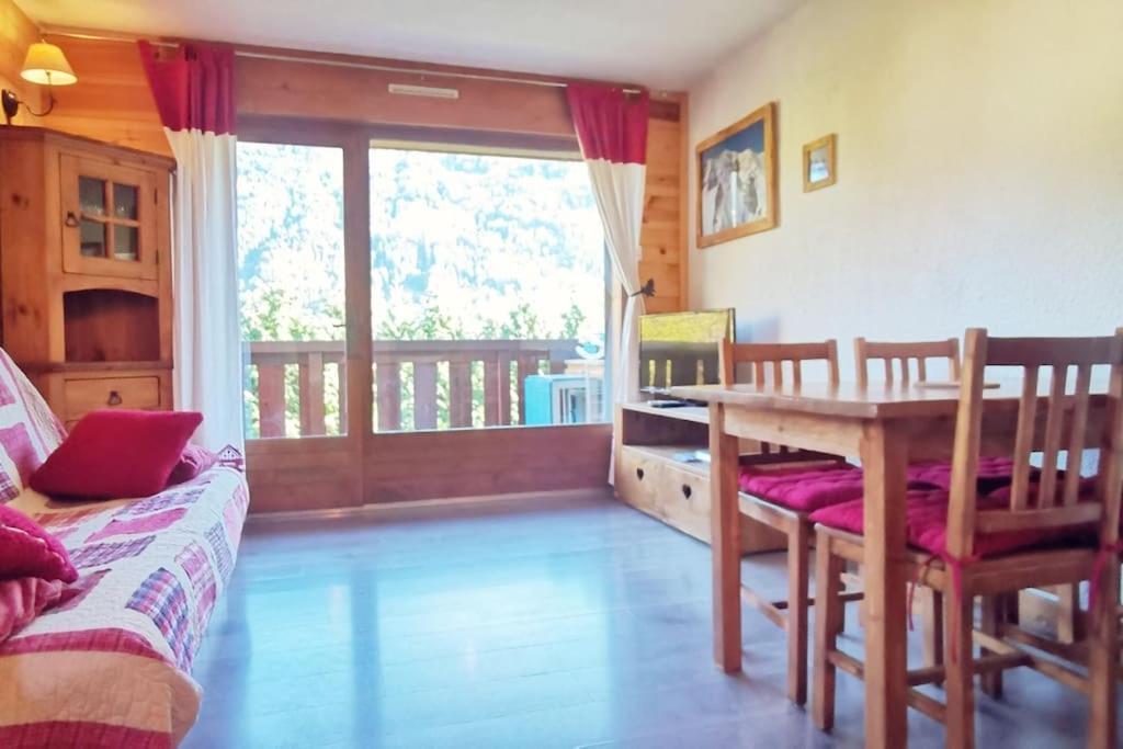 Studio Cosy Au Pied Des Pistes Avec Piscine Saint-Gervais-les-Bains Luaran gambar
